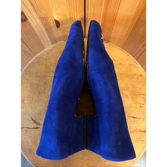 STUART WEITZMAN SUEDE PUMP ROYAL BLUE Size 8B - Picture 6 of 8